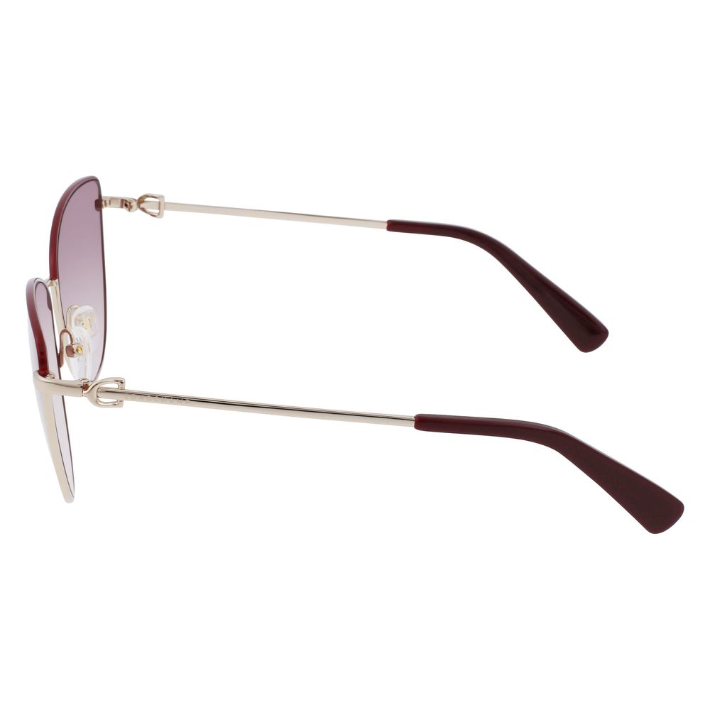 Lunettes de soleil Longchamp en métal doré