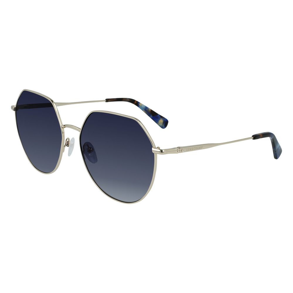 Lunettes de soleil bicolores en métal Longchamp