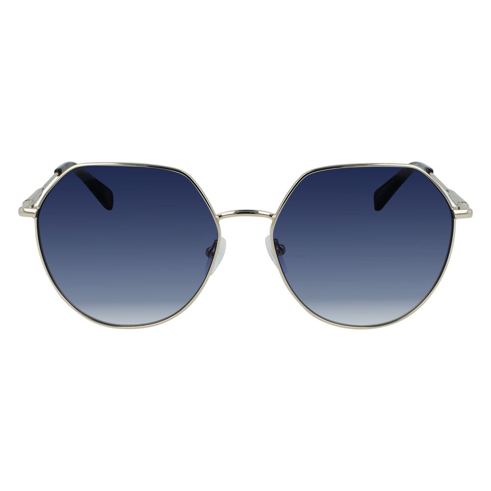 Lunettes de soleil bicolores en métal Longchamp