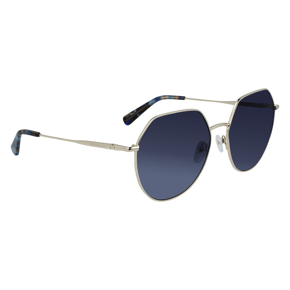 Lunettes de soleil bicolores en métal Longchamp