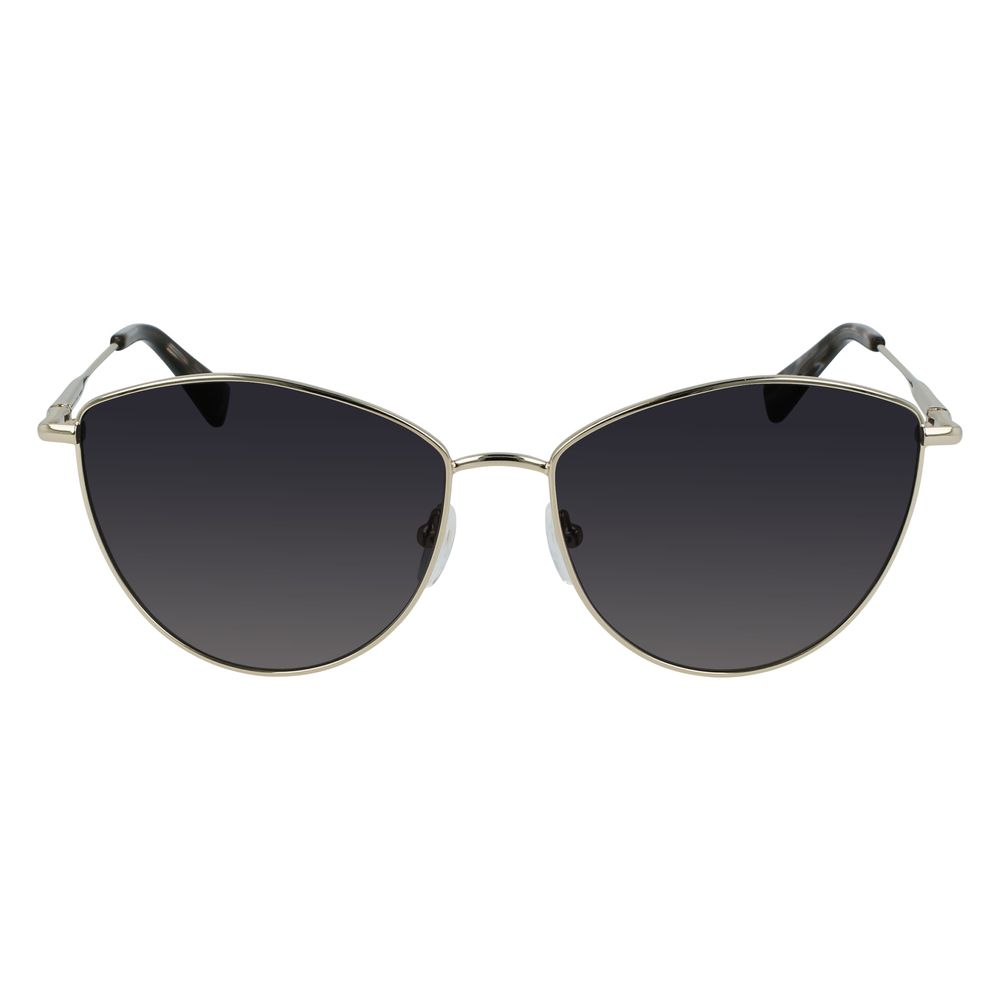 Lunettes de soleil Longchamp en métal doré