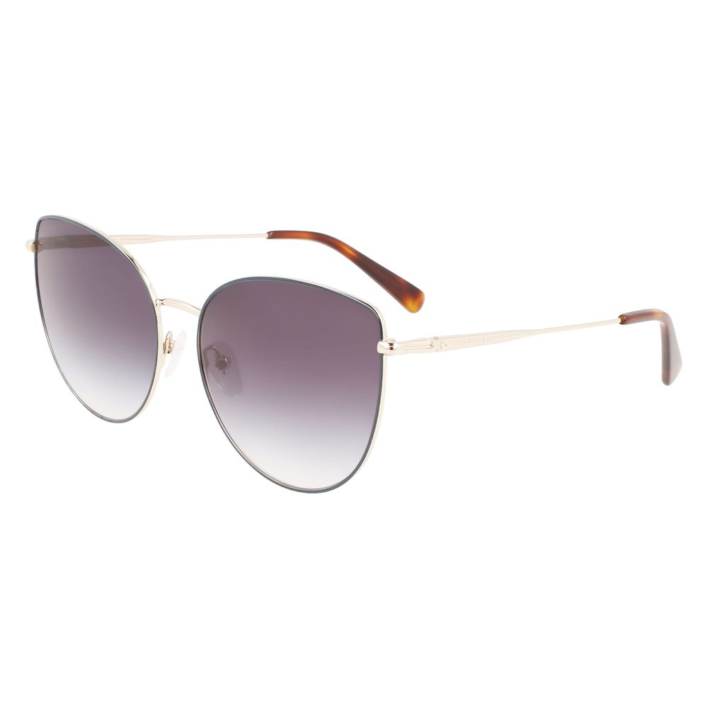 Lunettes de soleil Longchamp en métal doré