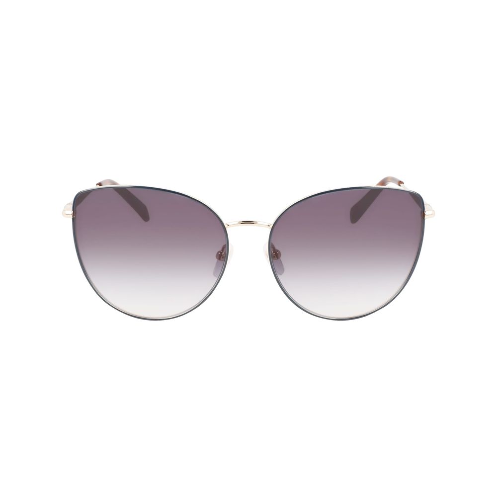 Lunettes de soleil Longchamp en métal doré