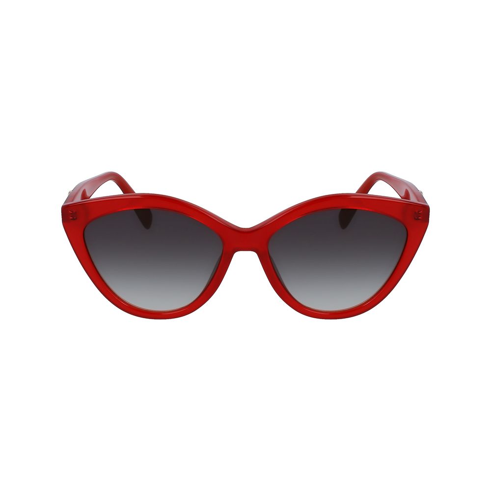 Lunettes de soleil Longchamp en acétate rouge