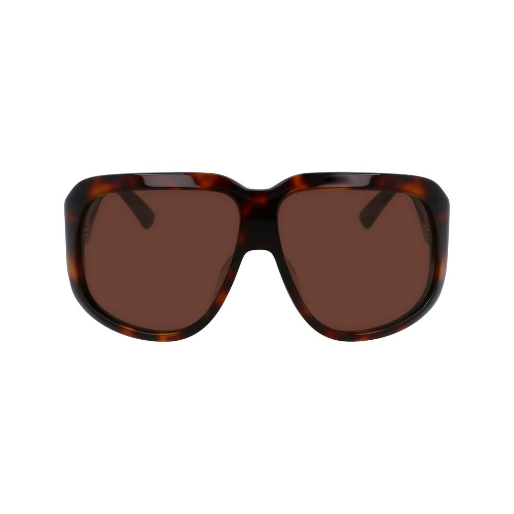 Lunettes de soleil Longchamp en acétate marron