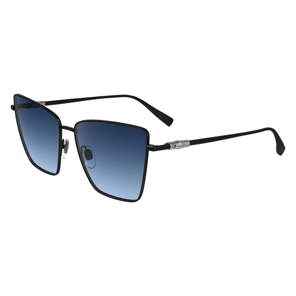 Lunettes de soleil Longchamp en métal noir