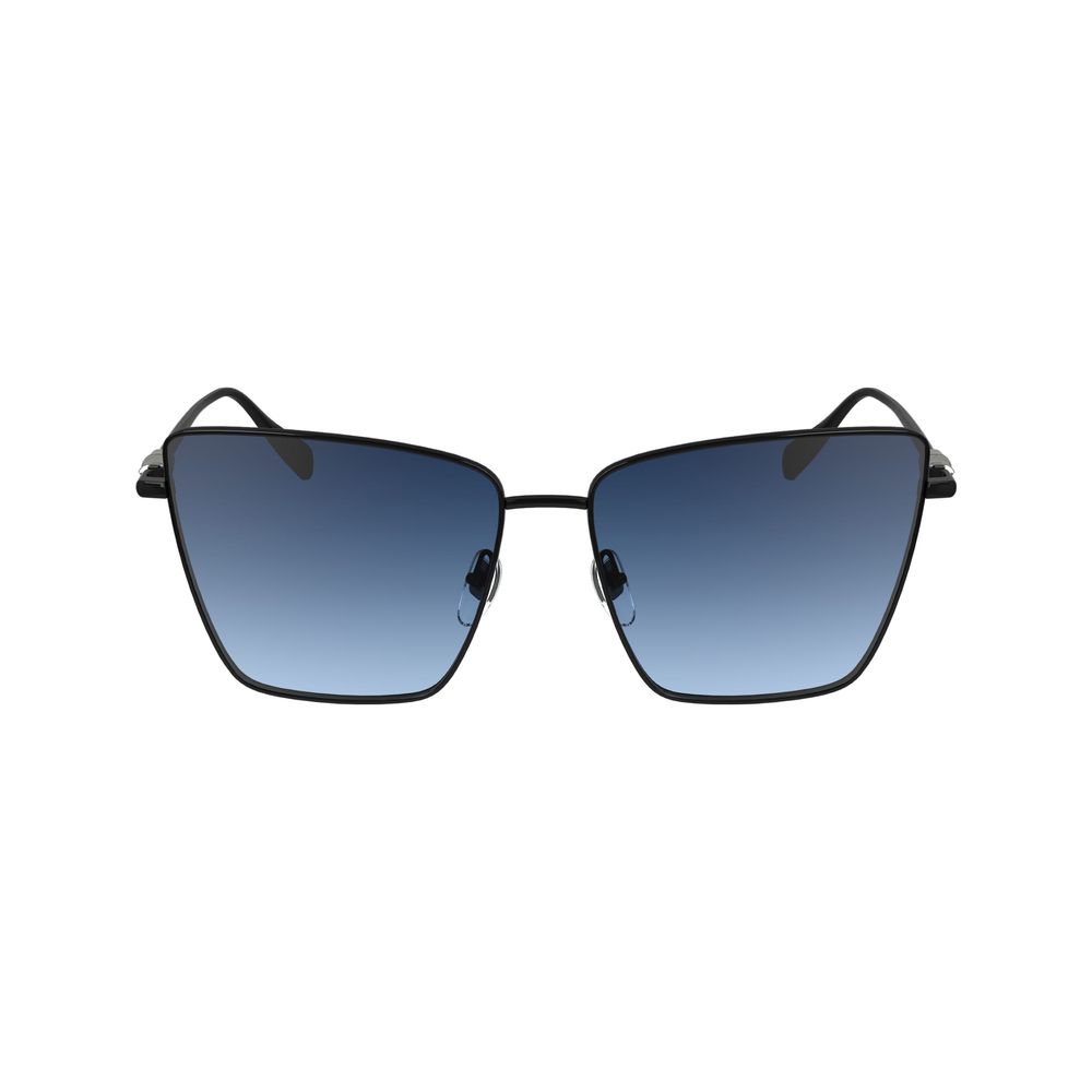 Lunettes de soleil Longchamp en métal noir