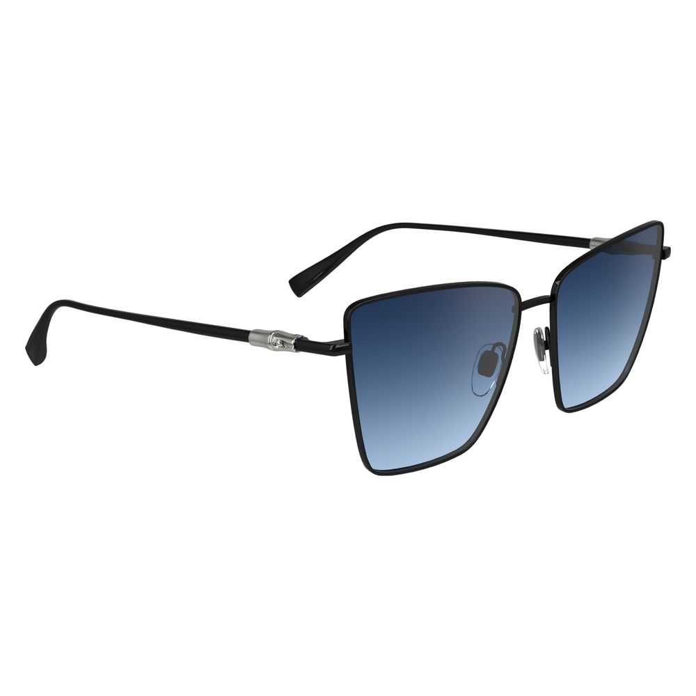 Lunettes de soleil Longchamp en métal noir