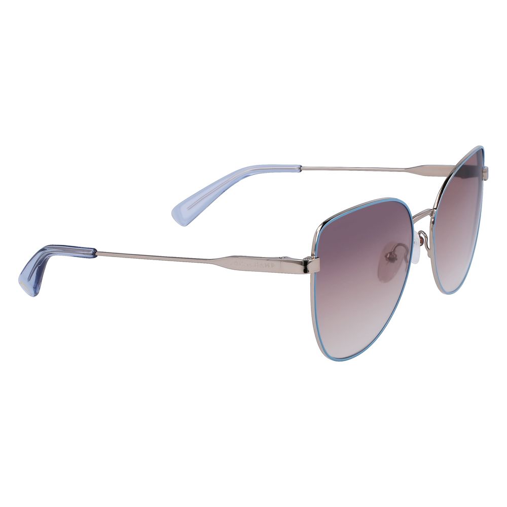 Lunettes de soleil Longchamp en métal jaune