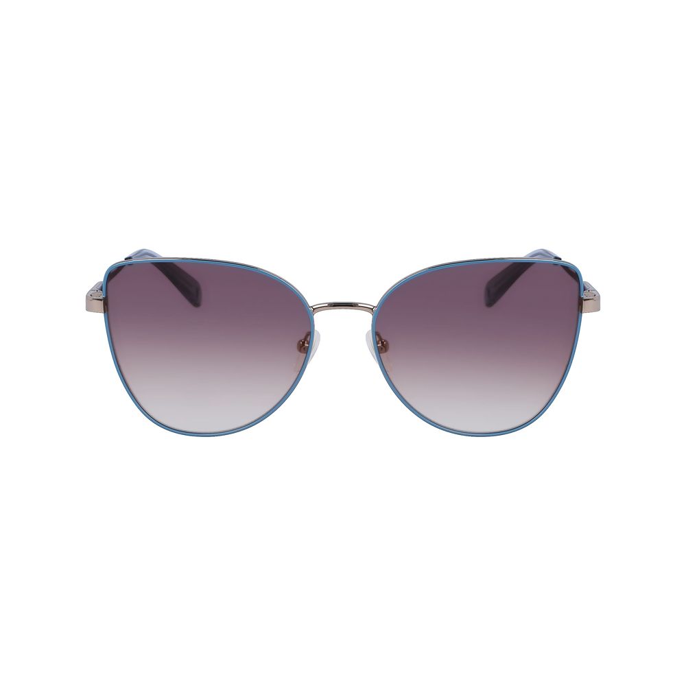 Lunettes de soleil Longchamp en métal jaune