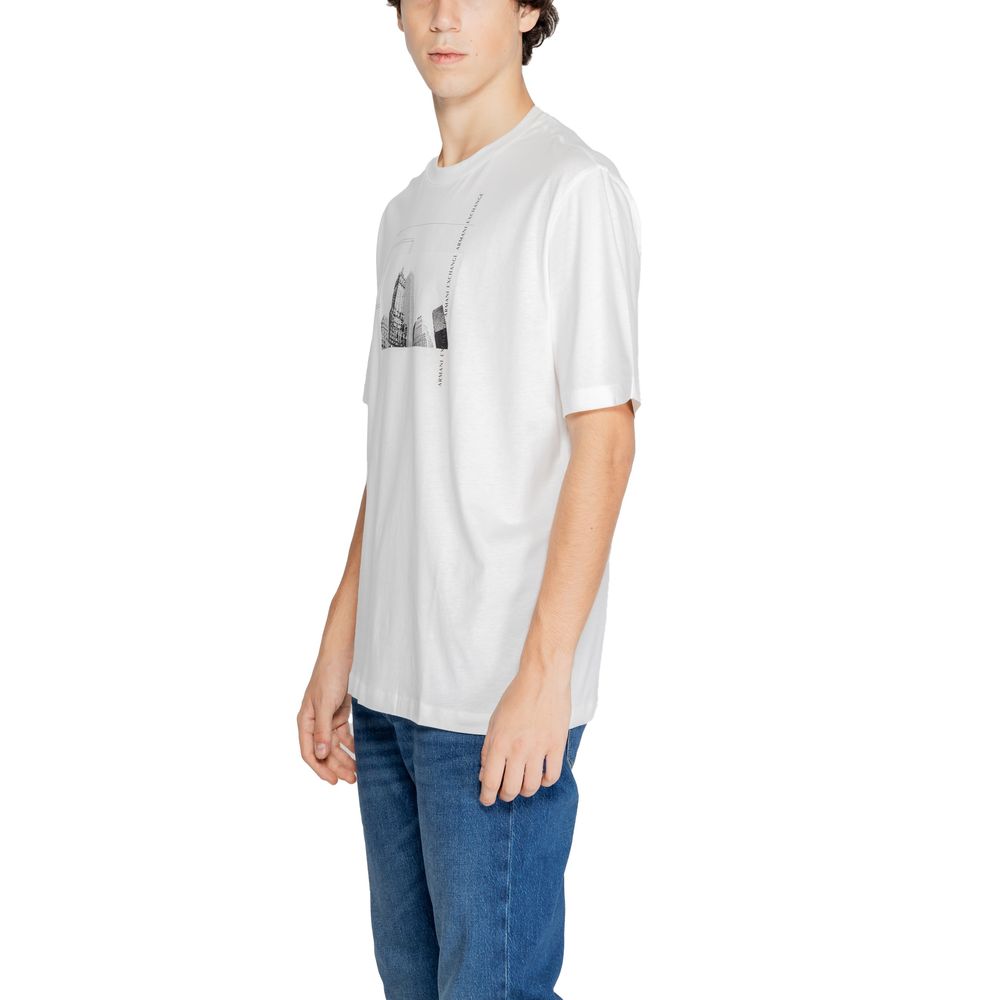 T-shirt en coton blanc Armani Exchange