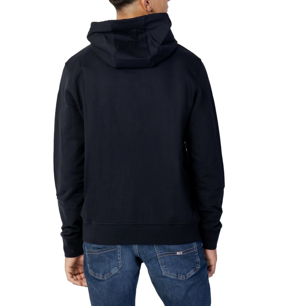 Sweat à capuche en coton bleu Armani Exchange