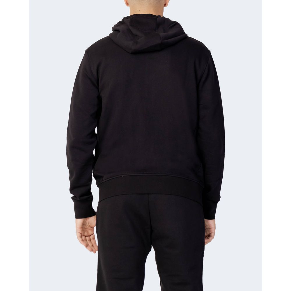 Sweat à capuche en coton noir Armani Exchange