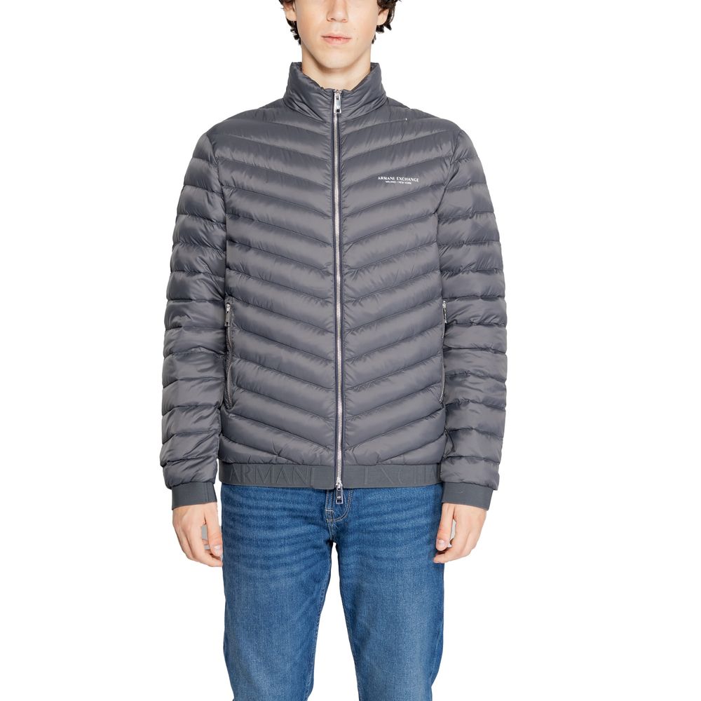 Vestes et manteaux en polyester gris Armani Exchange