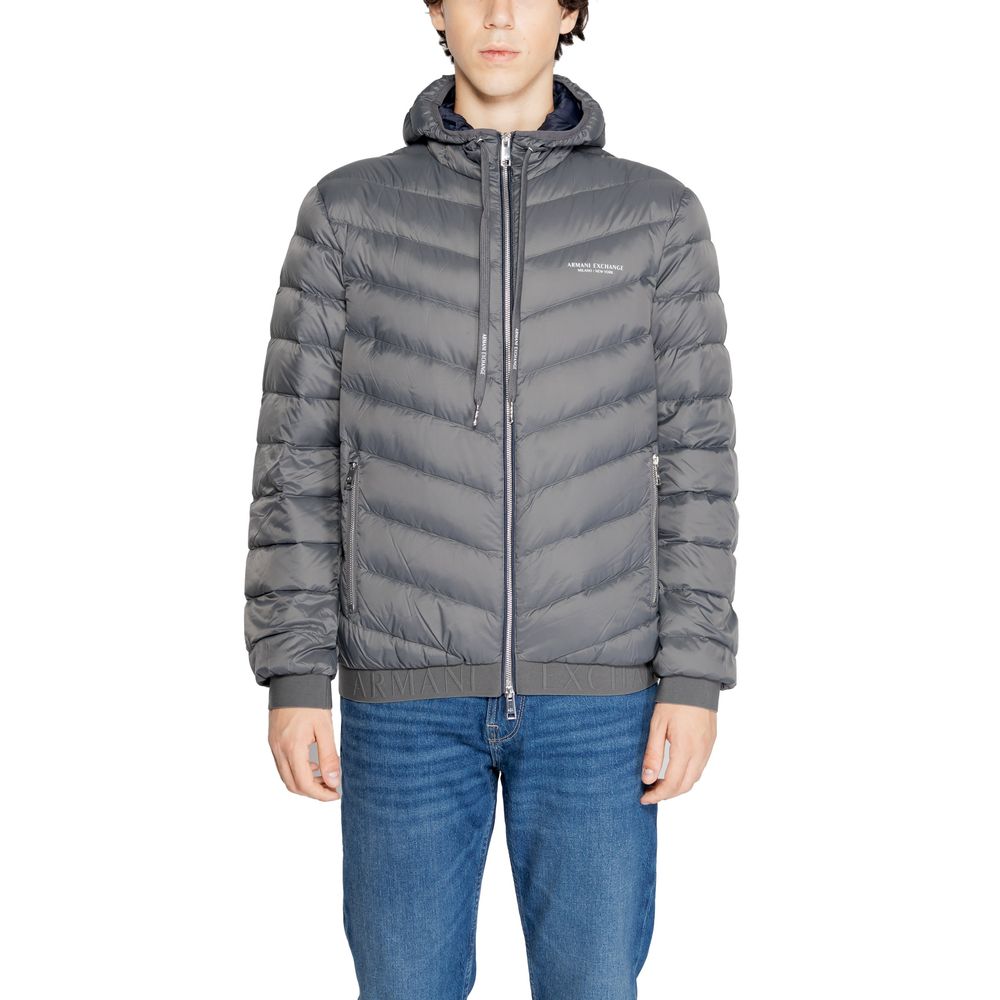 Vestes et manteaux en polyester gris Armani Exchange