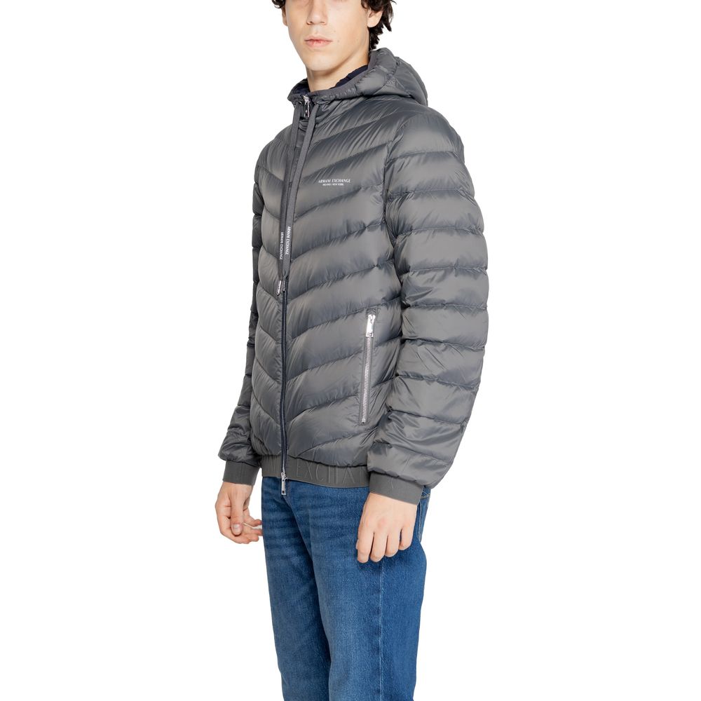 Vestes et manteaux en polyester gris Armani Exchange