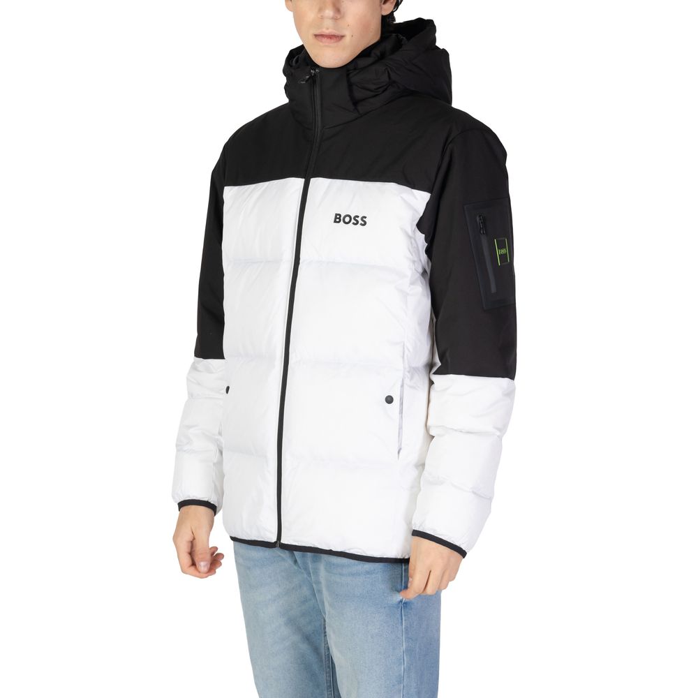 Vestes et manteaux Hugo Boss en polyester recyclé blanc