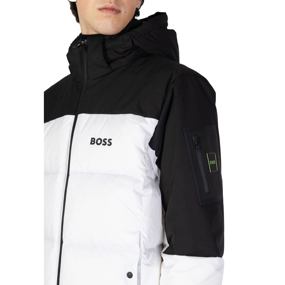 Vestes et manteaux Hugo Boss en polyester recyclé blanc