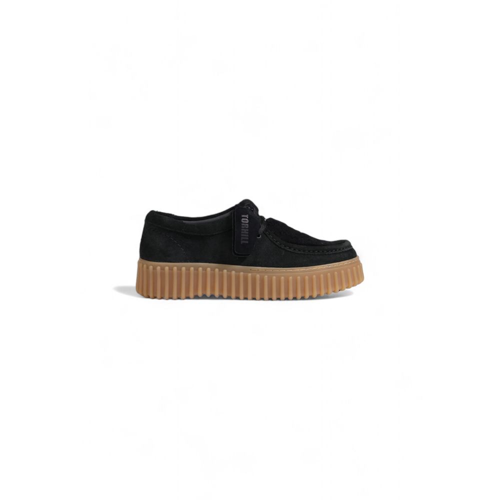 Chaussures plates Clarks en éponge noire