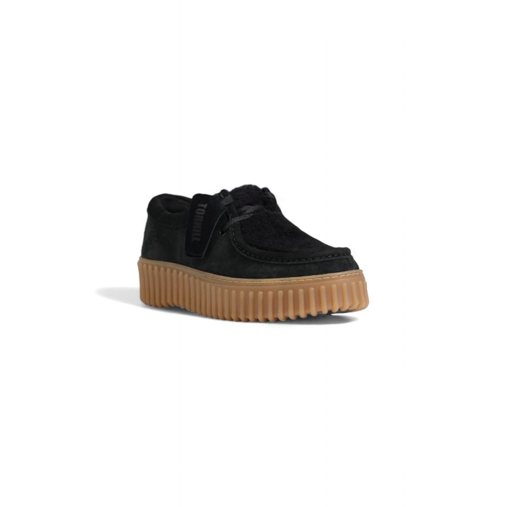 Chaussures plates Clarks en éponge noire
