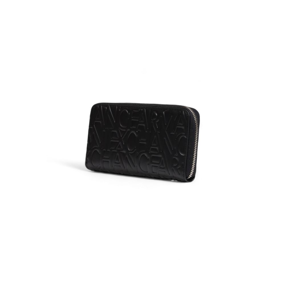 Portefeuille Armani Exchange en polyéthylène noir