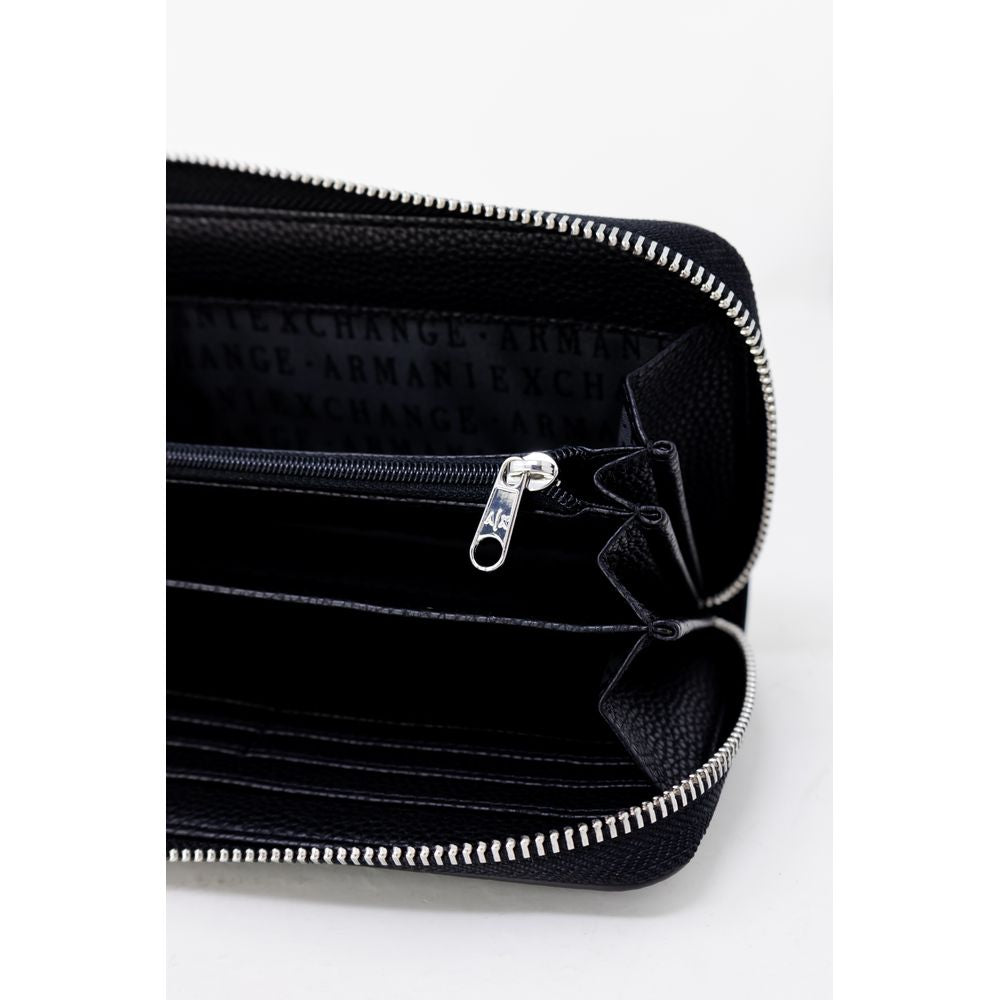 Portefeuille Armani Exchange en polyéthylène noir