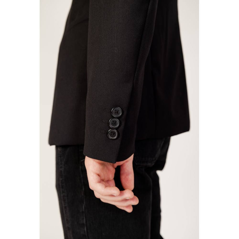 Blazer noir en polyester Armani Exchange