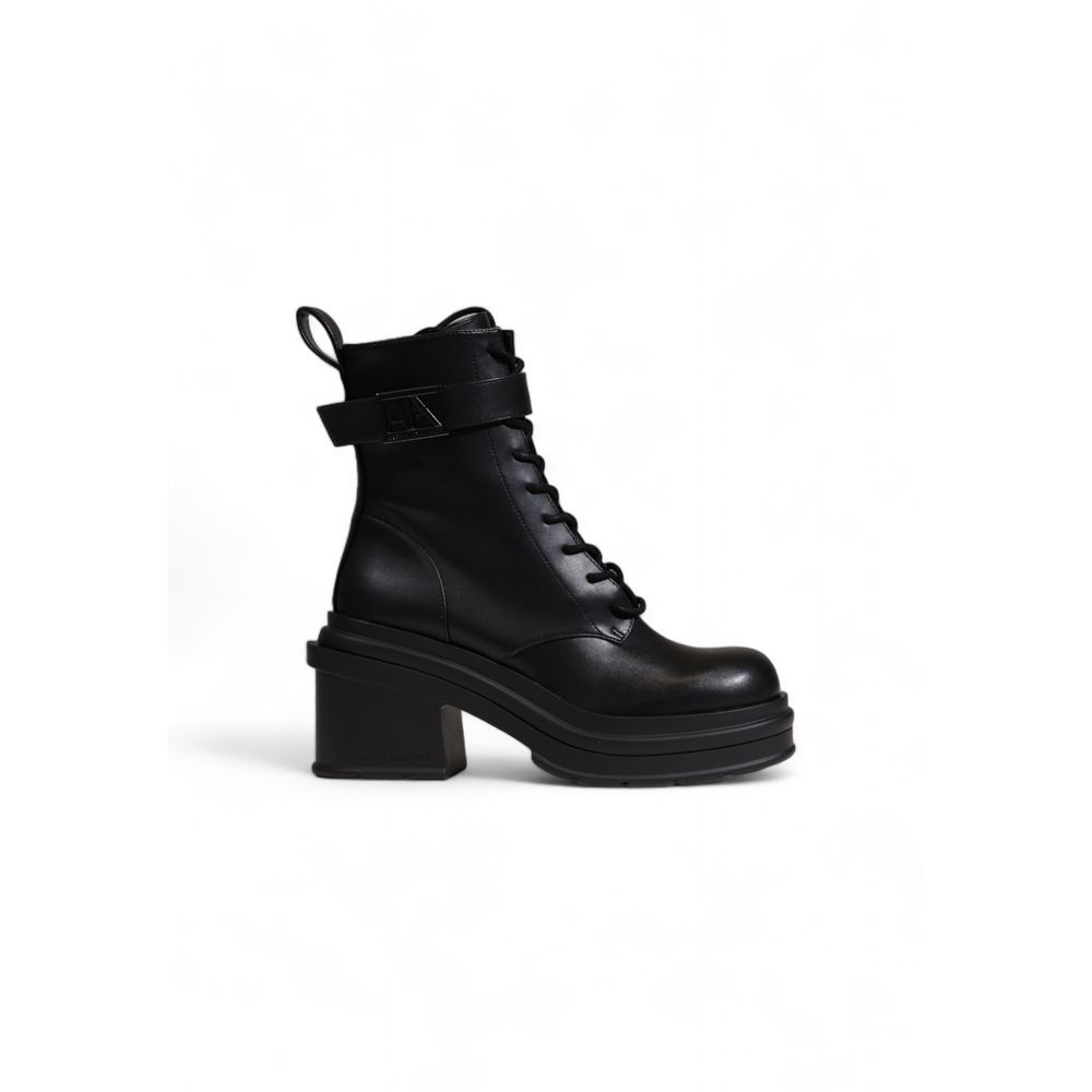 Bottes en polyester noir Armani Exchange