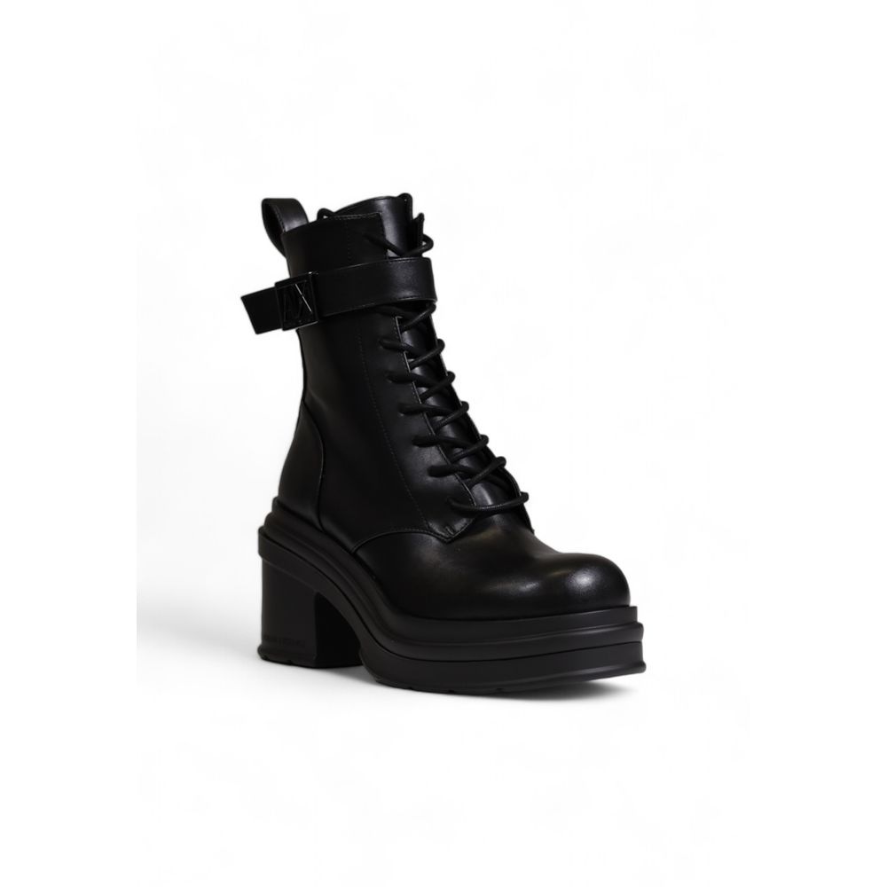 Bottes en polyester noir Armani Exchange