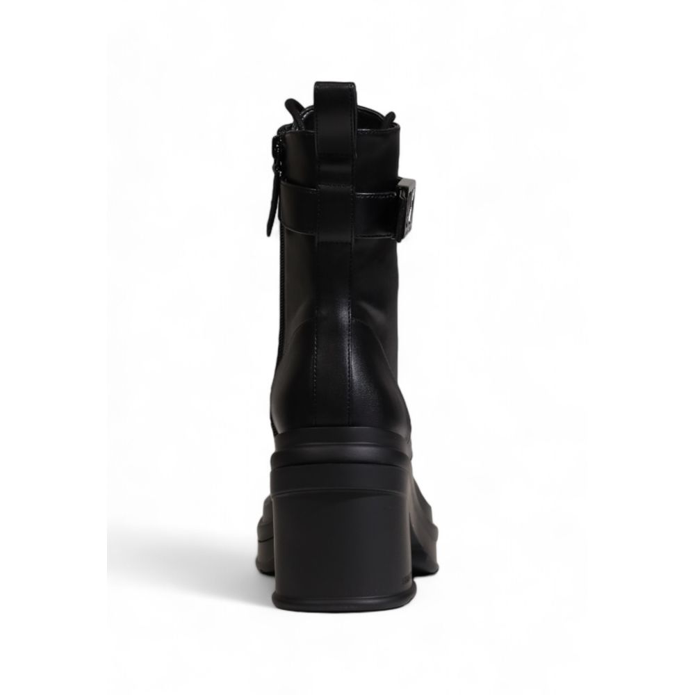 Bottes en polyester noir Armani Exchange