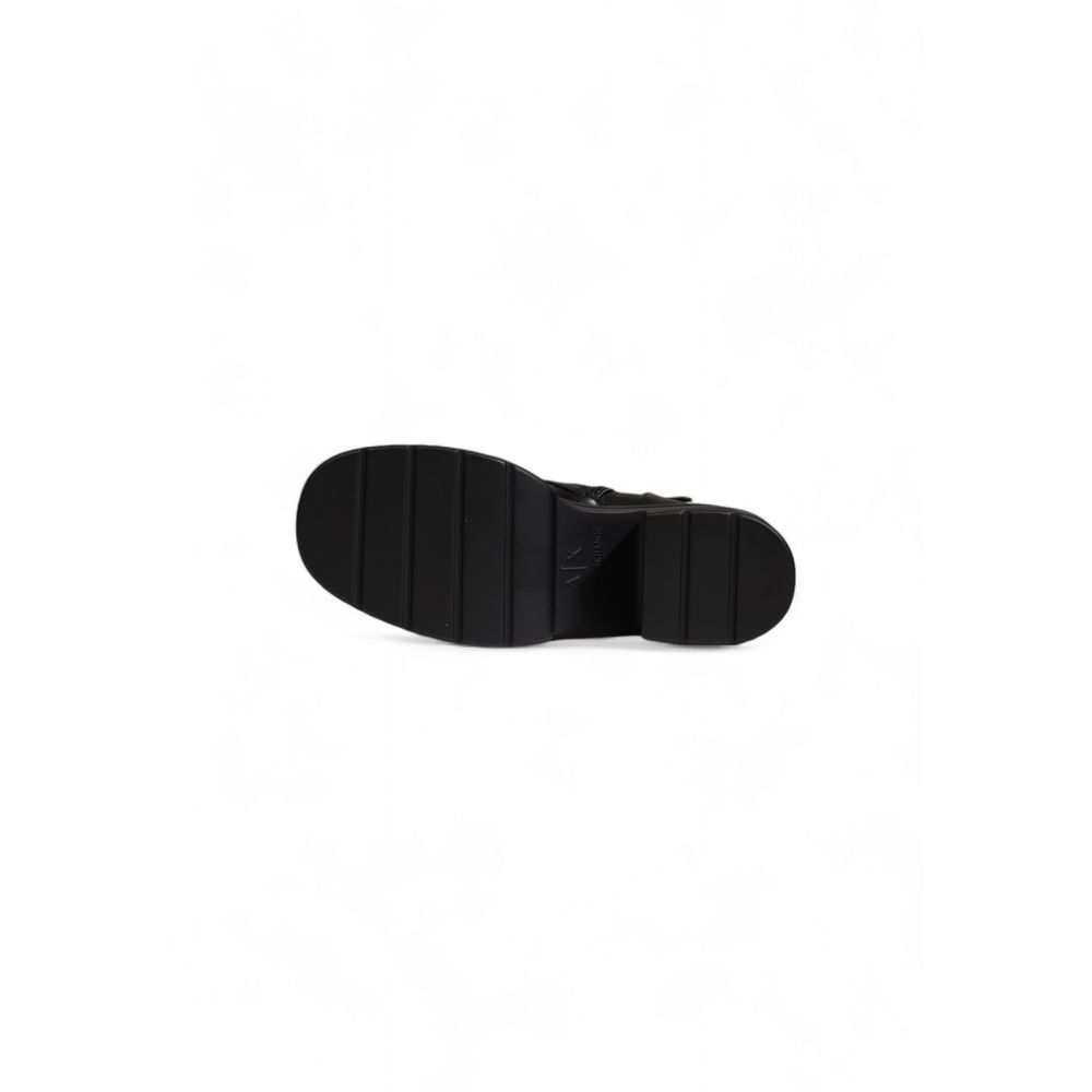 Bottes en polyester noir Armani Exchange
