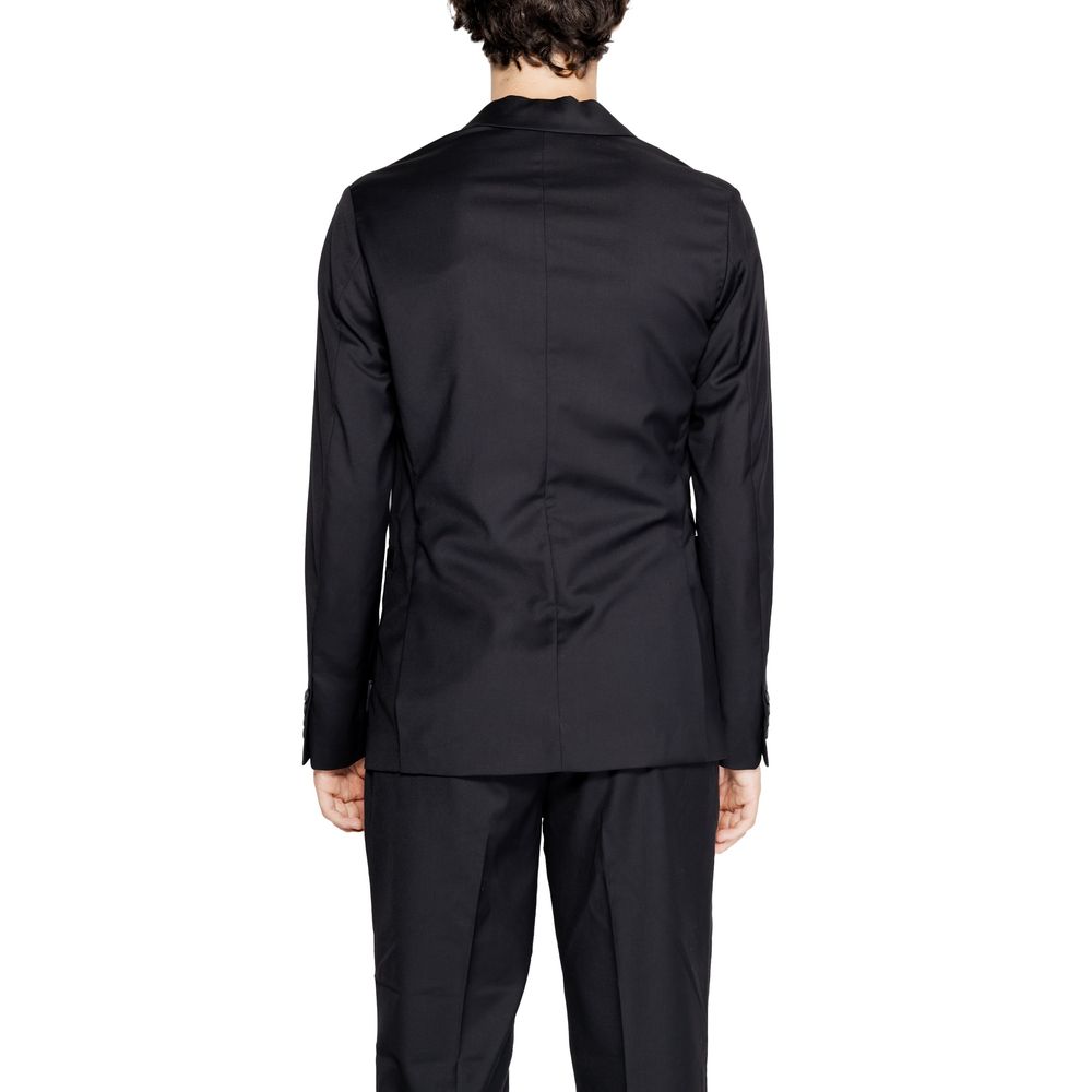 Blazer noir en polyester Armani Exchange