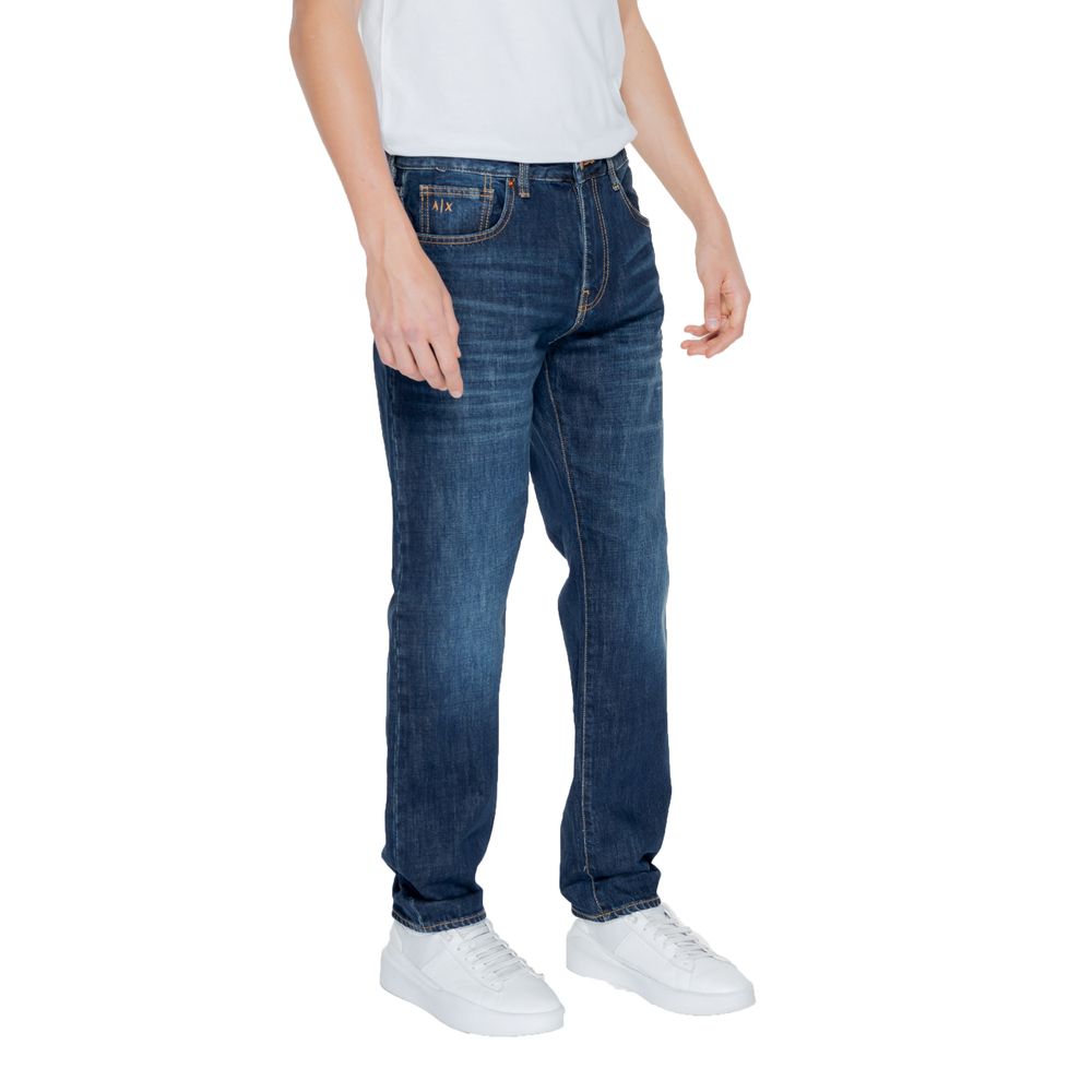 Jean et pantalon en coton bleu Armani Exchange
