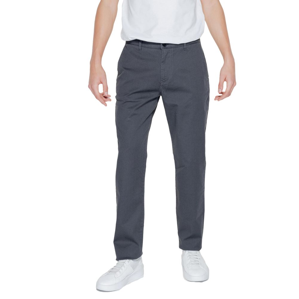 Pantalon en coton noir Armani Exchange
