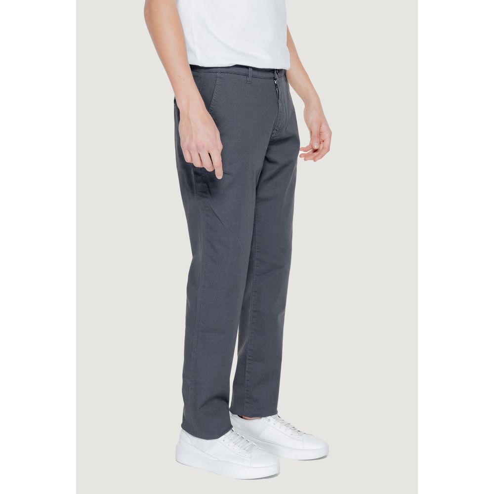 Pantalon en coton noir Armani Exchange