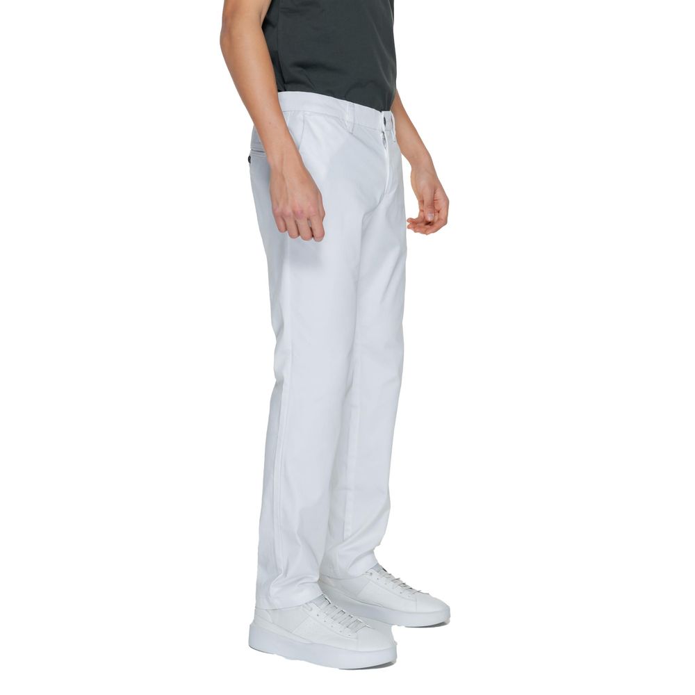 Pantalon en coton blanc Armani Exchange