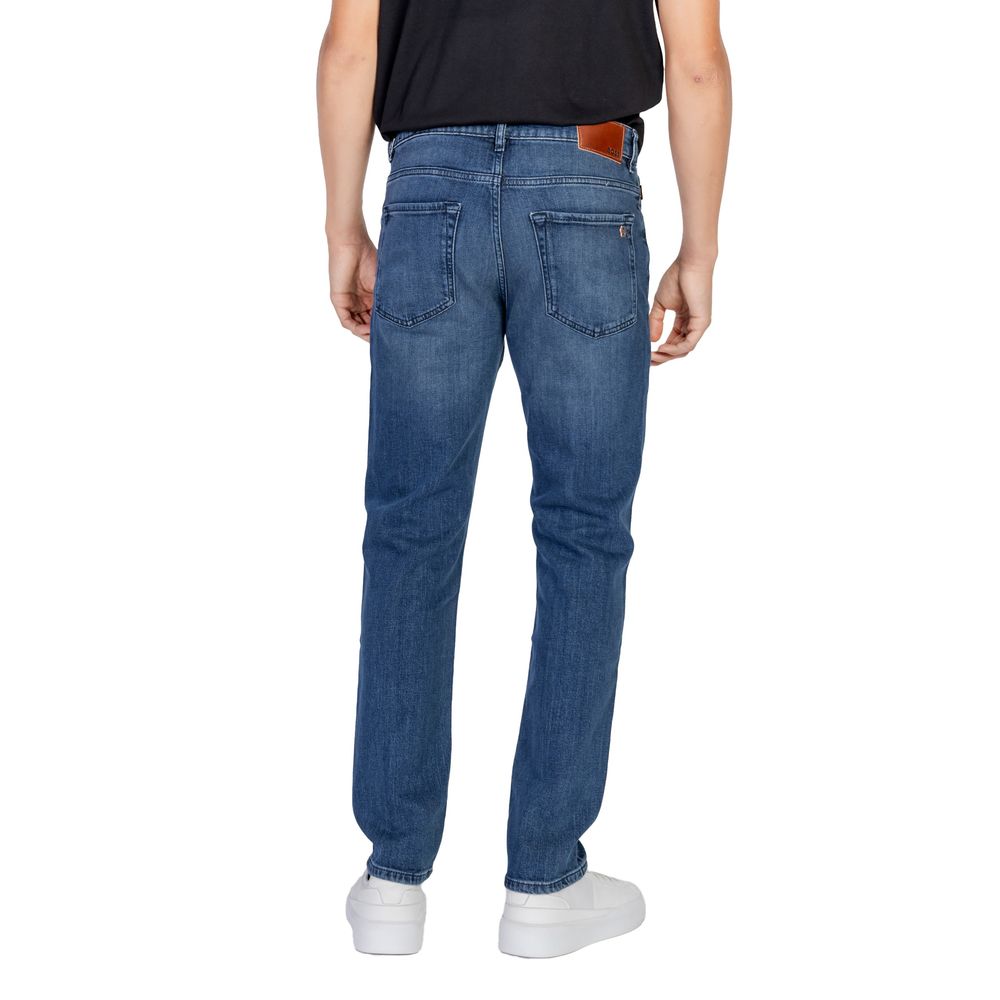 Jean coupe décontractée en coton bleu Hugo Boss