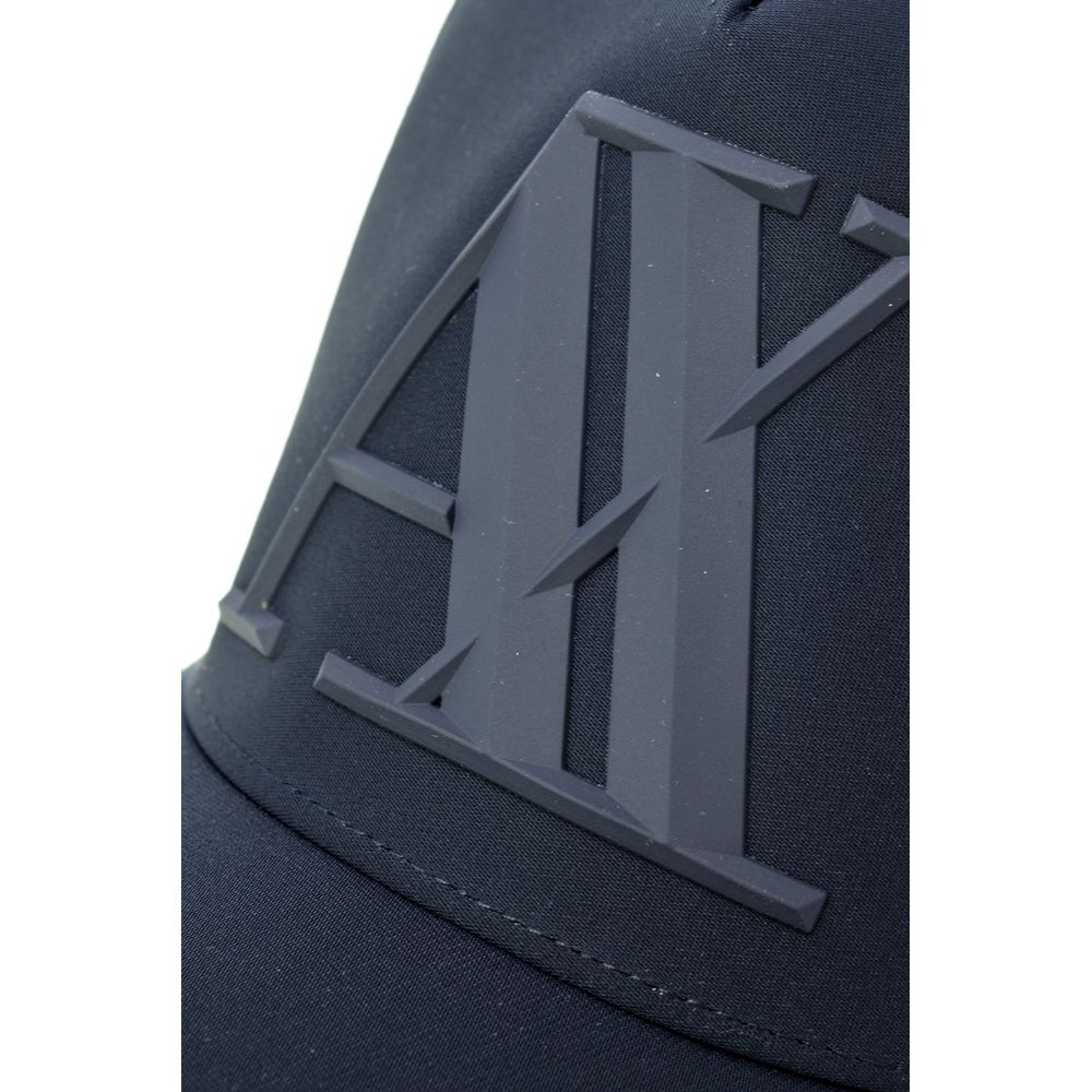 Casquette de baseball Armani Exchange en polyester bleu