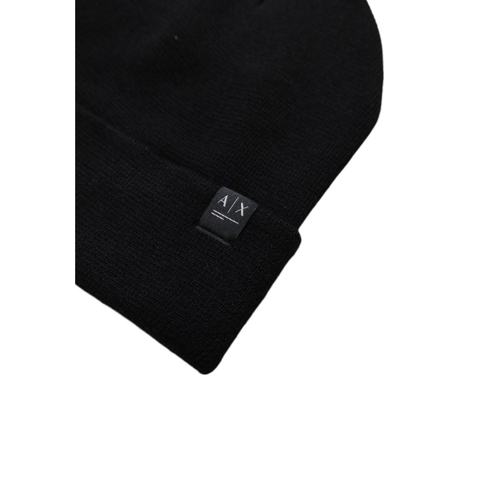 Casquette de baseball Armani Exchange en polyester noir