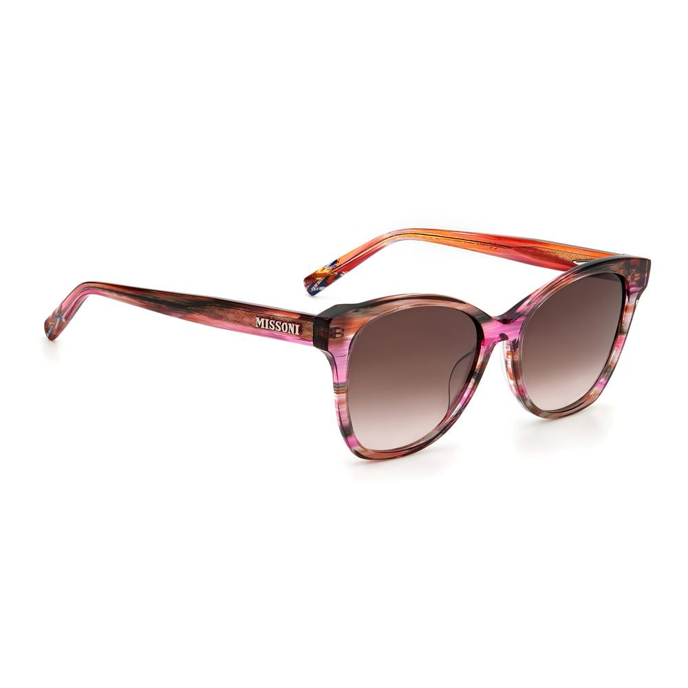 Lunettes de soleil Missoni en acétate multicolore