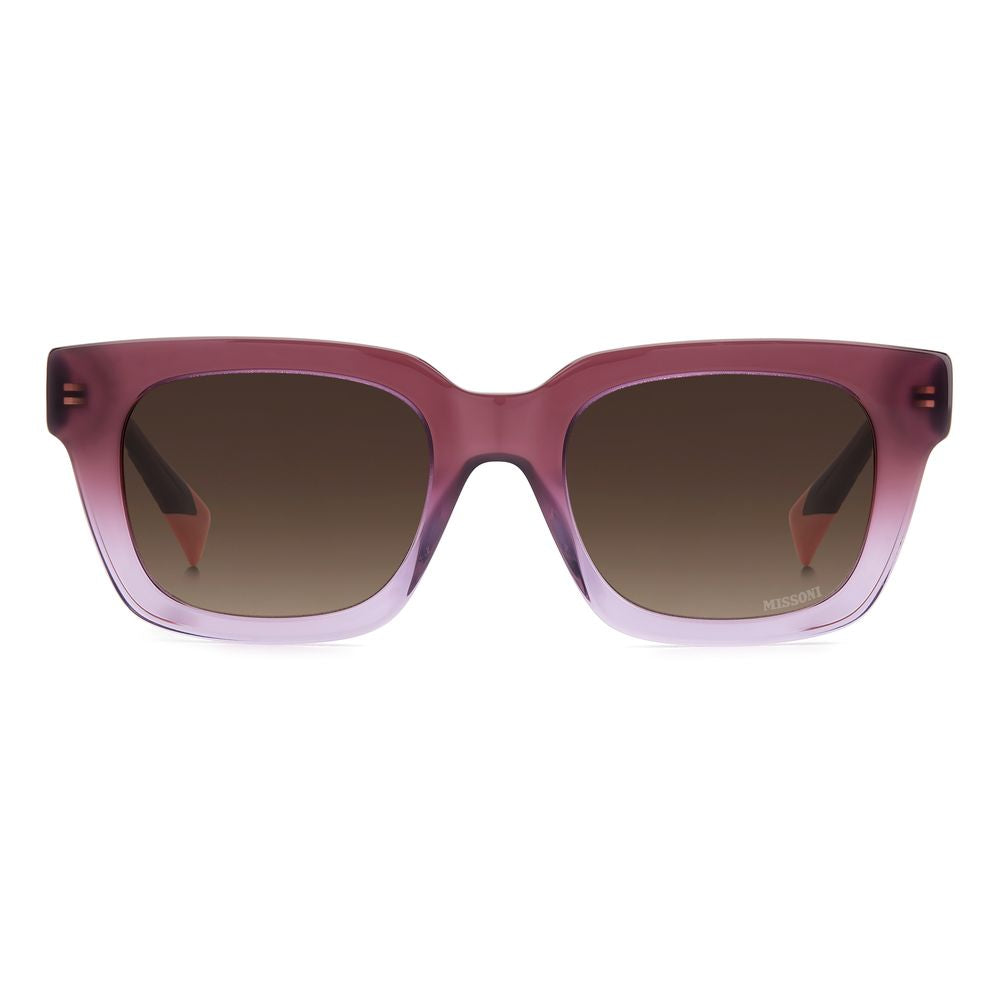 Lunettes de soleil Missoni en acétate violet