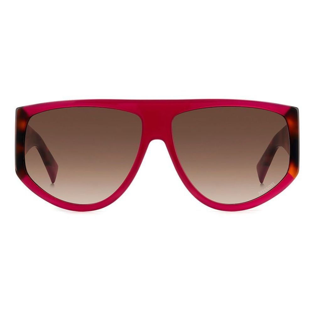 Lunettes de soleil Missoni en acétate marron