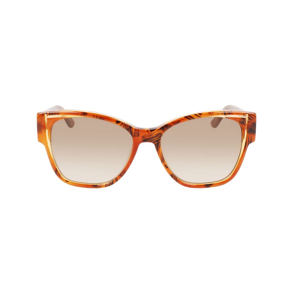 Lunettes de soleil en acétate orange Karl Lagerfeld
