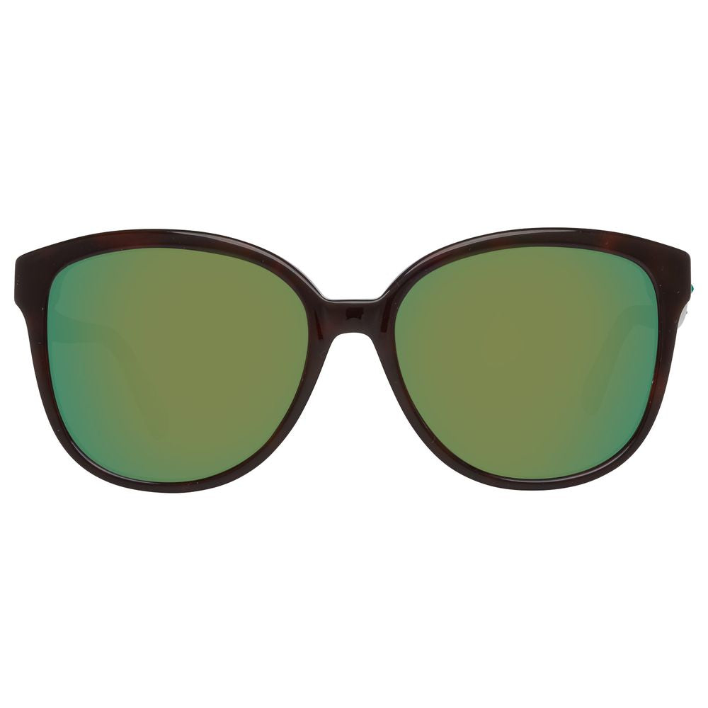 Lunettes de soleil en plastique marron Just Cavalli