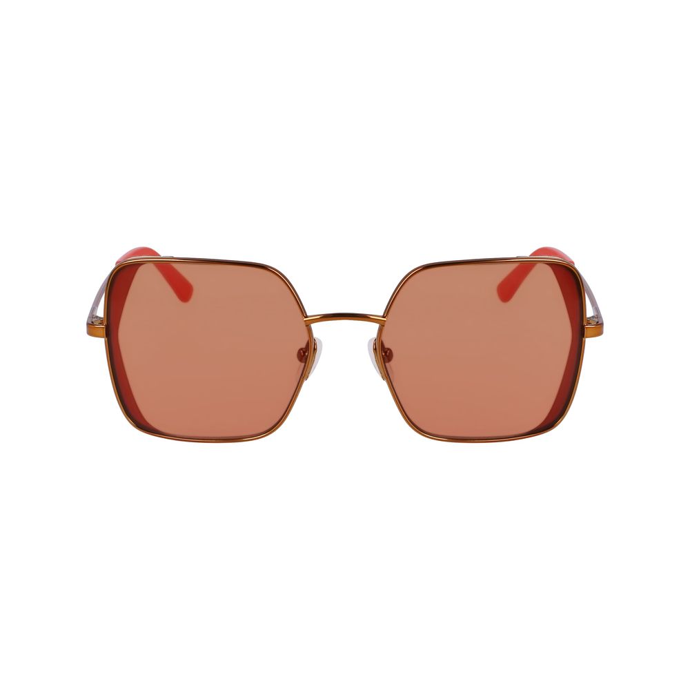 Lunettes de soleil en métal orange Karl Lagerfeld