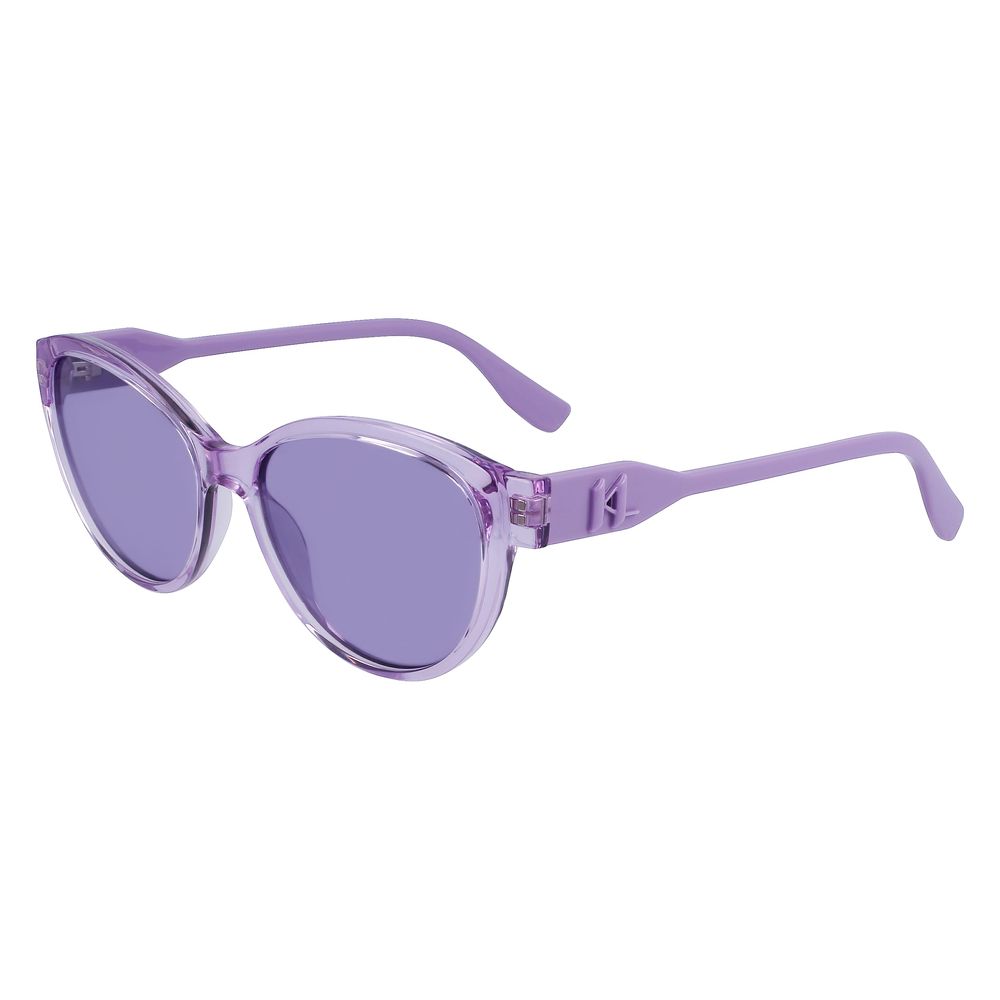 Lunettes de soleil injectées violettes Karl Lagerfeld
