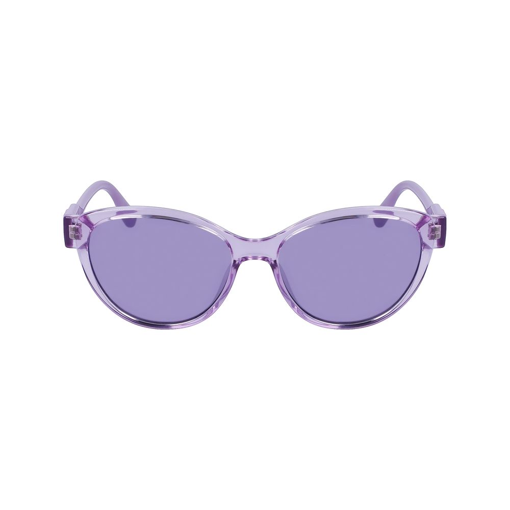 Lunettes de soleil injectées violettes Karl Lagerfeld