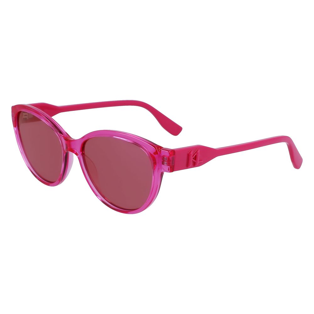 Lunettes de soleil injectées violettes Karl Lagerfeld