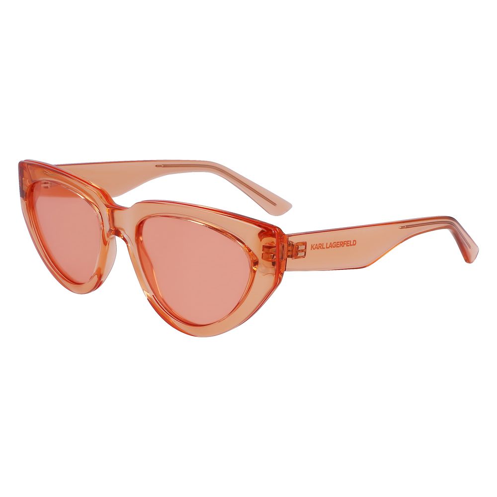 Lunettes de soleil injectées orange Karl Lagerfeld