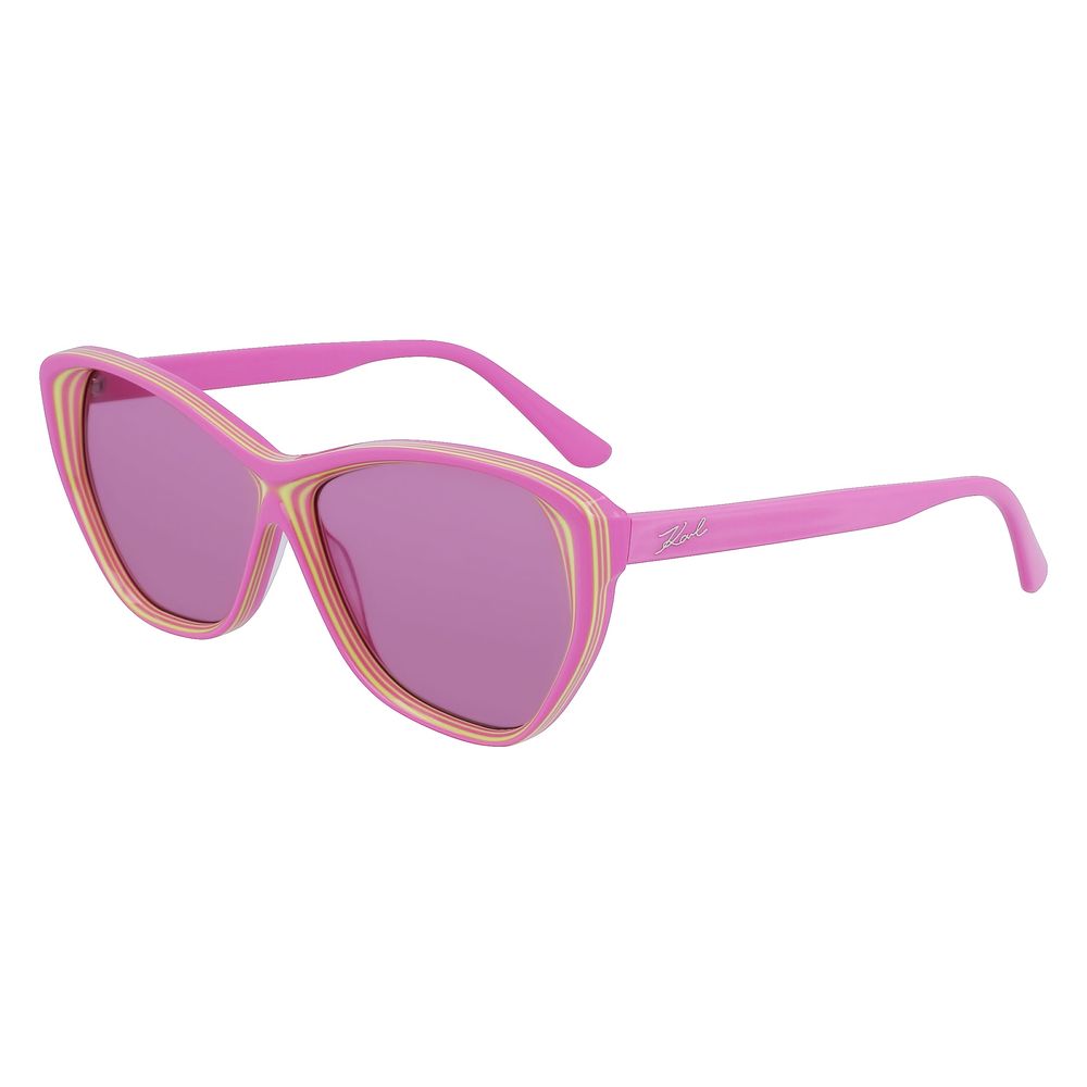 Lunettes de soleil en acétate multicolore Karl Lagerfeld